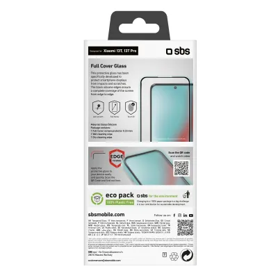 SBS - Tvrdené sklo Full Cover pre Xiaomi 13T/13T Pro, čierna