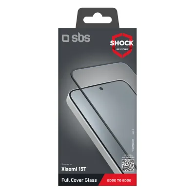 SBS - Tvrdené sklo Full Cover pre Xiaomi 15T, čierna