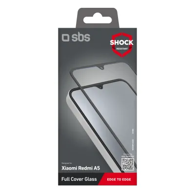 SBS - Tvrdené sklo Full Cover pre Xiaomi Redmi A5, čierna