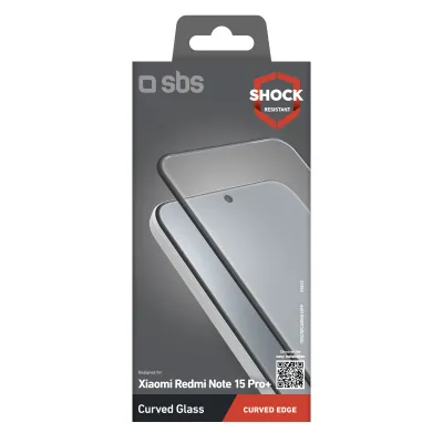 SBS - Tvrdené sklo Full Cover pre Xiaomi Redmi Note 15 Pro+, čierna
