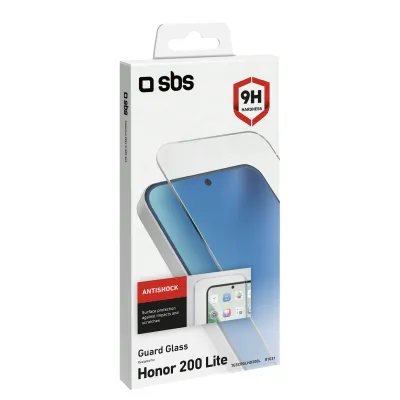 SBS - Tvrdené sklo Full Cover pre Honor 200 Lite, čierna