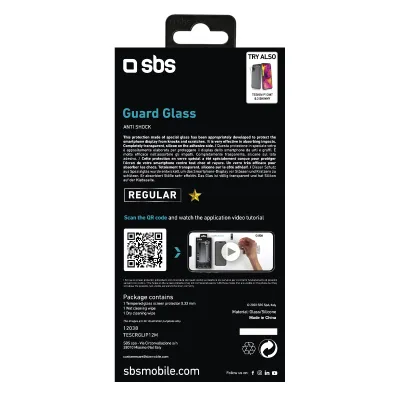 SBS - Tvrdené sklo pre iPhone 12/12 Pro, číra