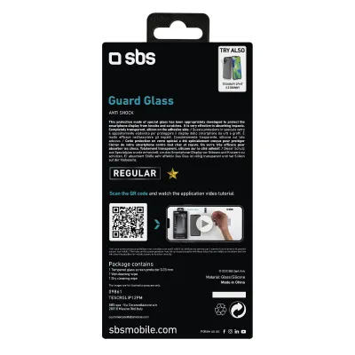 SBS - Tvrdené sklo pre iPhone 12 Pro Max, číra