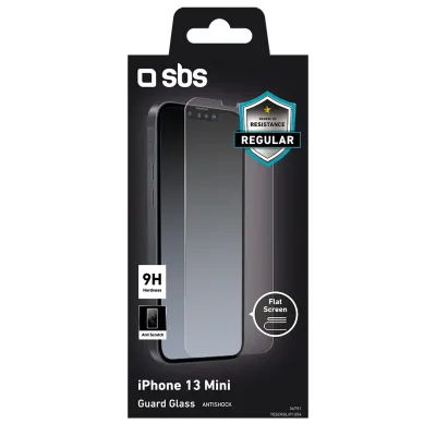 SBS - Tvrdené sklo pre iPhone 13 mini, číra