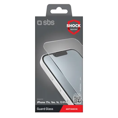 SBS - Tvrdené sklo pre iPhone 17e/16e/14/13 Pro/13, číra