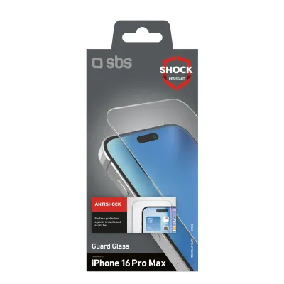 SBS - Tvrdené sklo Guard Glass pre iPhone 16 Pro Max, číra