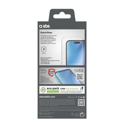 SBS - Tvrdené sklo Guard Glass pre iPhone 16 Pro Max, číra