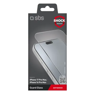 SBS - Tvrdené sklo Guard Glass pre iPhone 17 Pro Max/16 Pro Max, číra