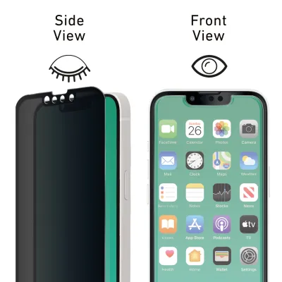 SBS - Tvrdené sklo Privacy pre iPhone 13 mini, transparentná