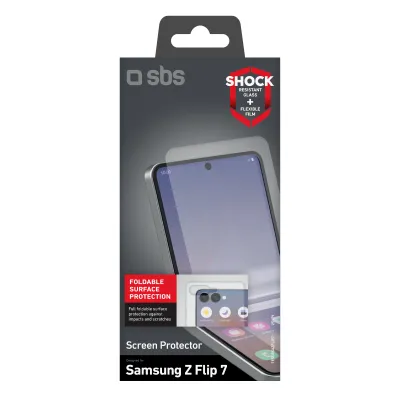 SBS - Ochranná fólia pre Samsung Galaxy Z Flip7, číra