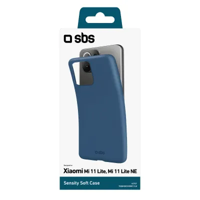 SBS - Puzdro Sensity pre Xiaomi Mi 11 Lite/Mi 11 Lite NE, modrá