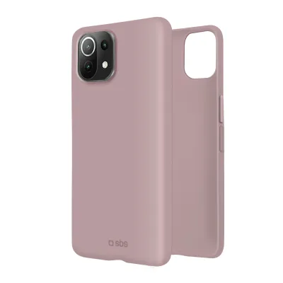 SBS - Puzdro Sensity pre Xiaomi Mi 11 Lite/Mi 11 Lite NE, ružová