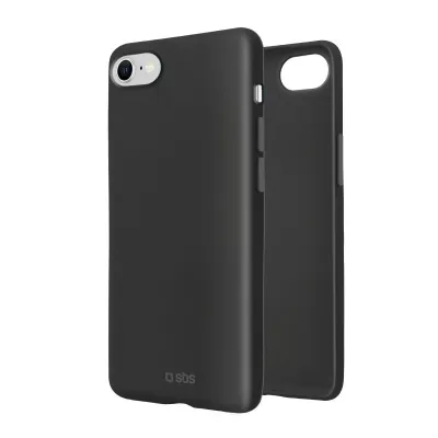 SBS - Puzdro Sensity pre iPhone SE 2022/SE 2020/8/7, čierna