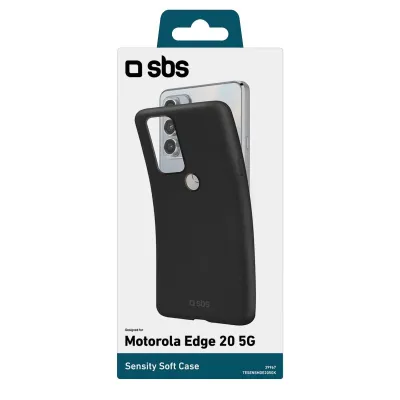 SBS - Puzdro Sensity pre Motorola Edge 20 5G, čierna