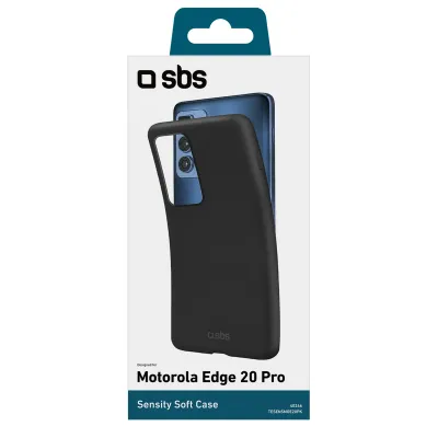 SBS - Puzdro Sensity pre Motorola Edge 20 Pro, čierna