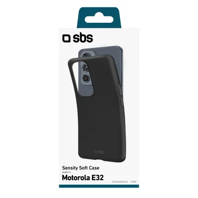 SBS - Puzdro Sensity pre Motorola Moto E32/E32s, čierna
