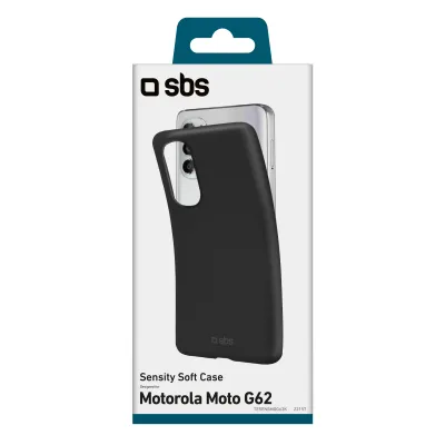 SBS - Puzdro Sensity pre Motorola Moto G62 5G, čierna