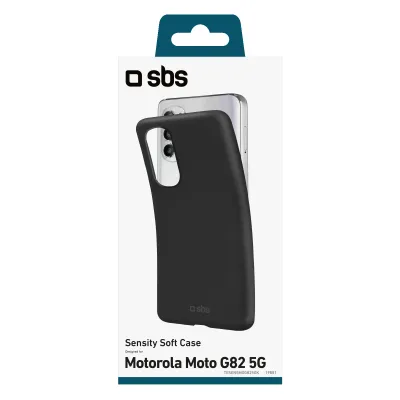SBS - Puzdro Sensity pre Motorola Moto G82 5G, čierna