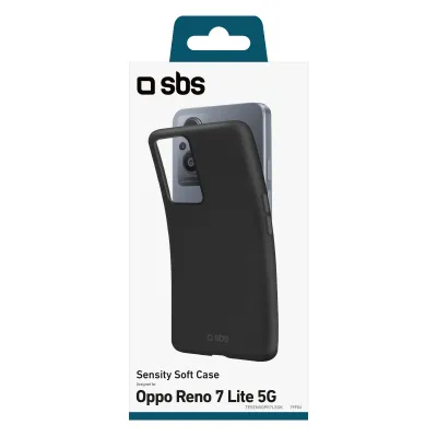 SBS - Puzdro Sensity pre OPPO Reno7 Lite 5G/Reno7 Z 5G, čierna