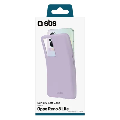 SBS - Puzdro Sensity pre OPPO Reno 8 Lite, lilac