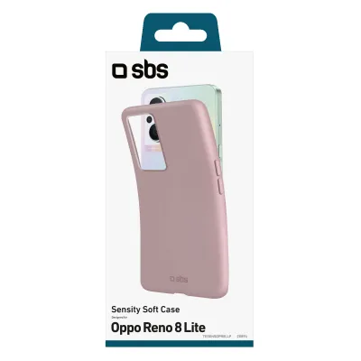 SBS - Puzdro Sensity pre OPPO Reno 8 Lite, lazy pink