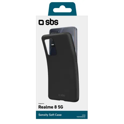 SBS - Puzdro Sensity pre Realme 8 5G, čierna