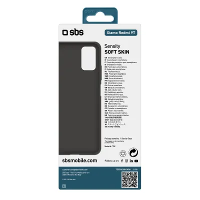 SBS - Puzdro Sensity pre Xiaomi Redmi 9T/Poco M3, čierna
