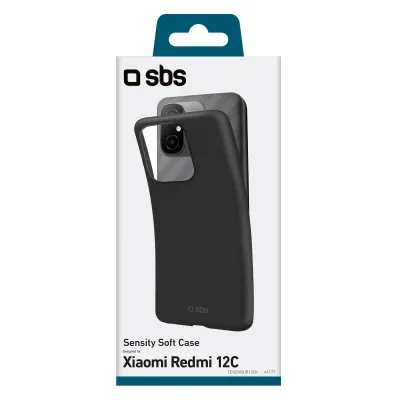 SBS - Puzdro Sensity pre Xiaomi Redmi 12C, čierna