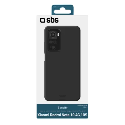 SBS - Puzdro Sensity pre Xiaomi Redmi Note 10/10S, čierna