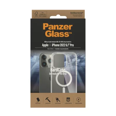 PanzerGlass - Puzdro HardCase s MagSafe pre iPhone 14 Pro, transparentná