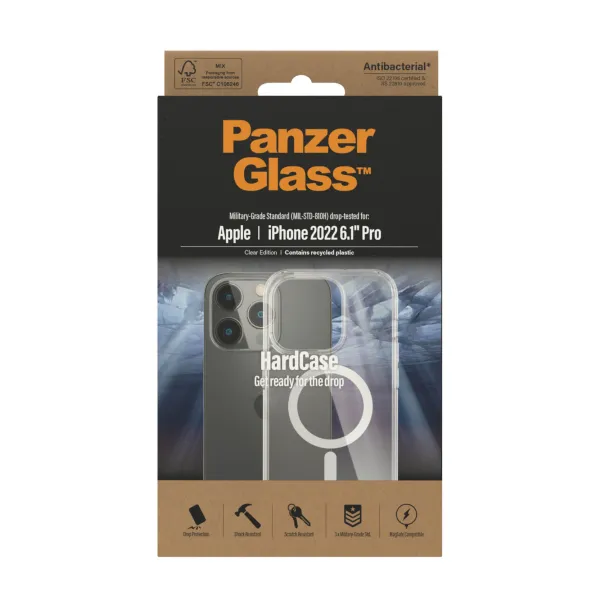 PanzerGlass - Puzdro HardCase s MagSafe pre iPhone 14 Pro, transparentná