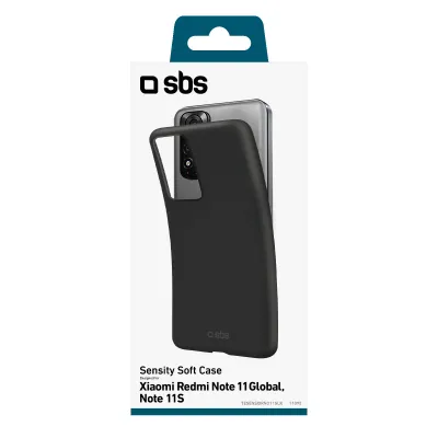 SBS - Puzdro Sensity pre Xiaomi Redmi Note 11 Global, čierna