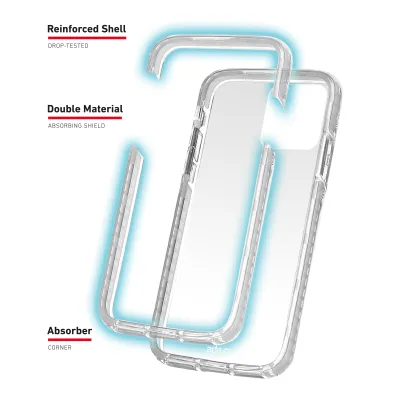 SBS - Puzdro Antishock pre iPhone 11 Pro, transparentná