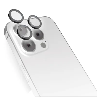 SBS - Ochranný kryt objektívu Single s aplikátorom pre iPhone 14 Pro/14 Pro Max, čierna