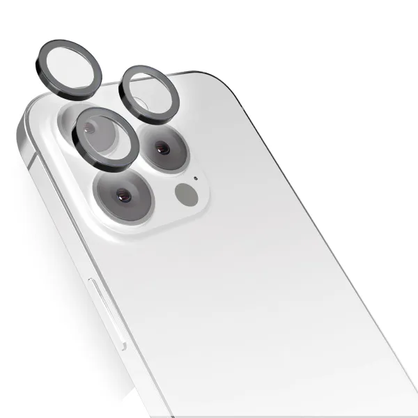 SBS - Ochranný kryt objektívu Single s aplikátorom pre iPhone 14 Pro/14 Pro Max, čierna