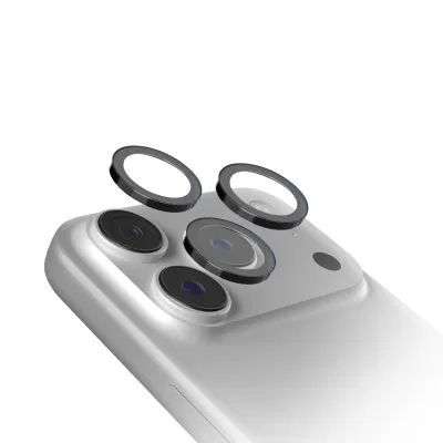 SBS - Ochranný kryt objektívu Single s aplikátorom pre iPhone 17 Pro/17 Pro Max, čierna