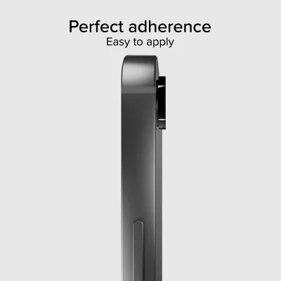 SBS - Ochranný kryt objektívu Single s aplikátorom pre iPhone 17e/16e, čierna