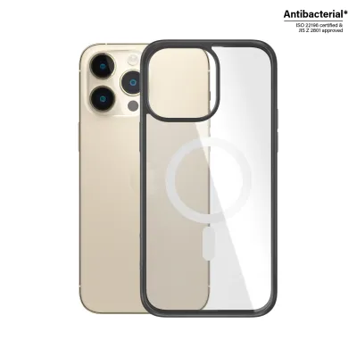 PanzerGlass - Puzdro ClearCase s MagSafe pre iPhone 14 Pro Max, čierna