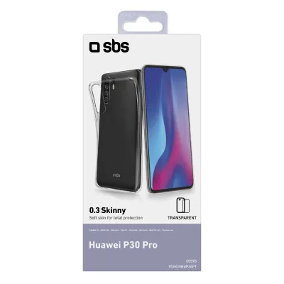 SBS - Puzdro Skinny pre Huawei P30 Pro, transparentná