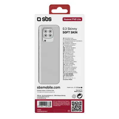 SBS - Puzdro Skinny pre Huawei P40 Lite, transparentná