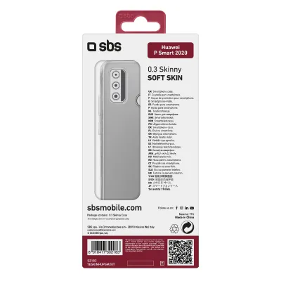 SBS - Puzdro Skinny pre Huawei P Smart 2020, transparentná