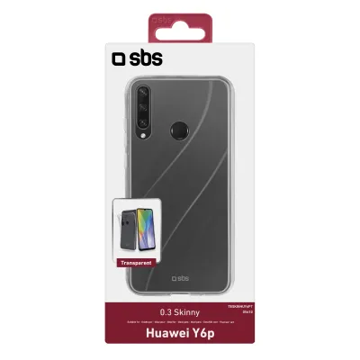 SBS - Puzdro Skinny pre Huawei Y6p, transparentná
