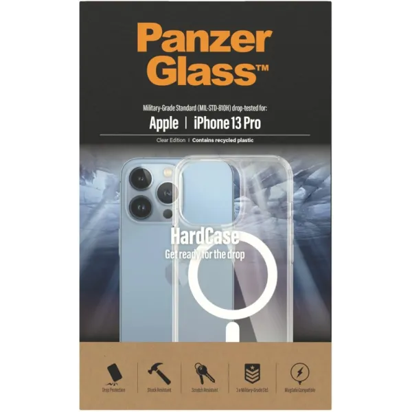 PanzerGlass - Puzdro HardCase AB s MagSafe pre iPhone 13 Pro, transparentná