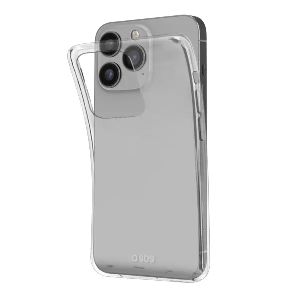 SBS - Puzdro Skinny pre iPhone 14 Pro, transparentná