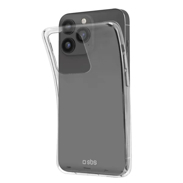 SBS - Puzdro Skinny pre iPhone 14 Pro Max, transparentná