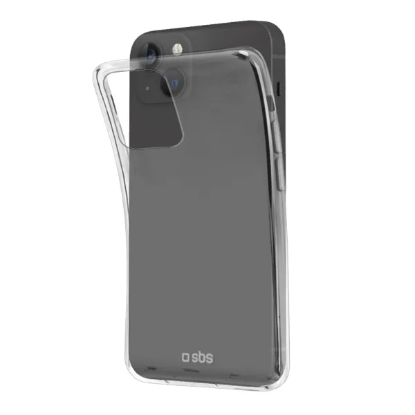 SBS - Puzdro Skinny pre iPhone 14 Plus, transparentná