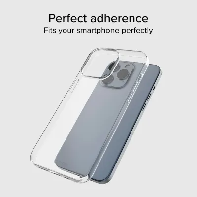 SBS - Puzdro Skinny pre iPhone 15 Pro, transparentná
