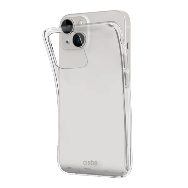 SBS - Puzdro Skinny pre iPhone 15, transparentná