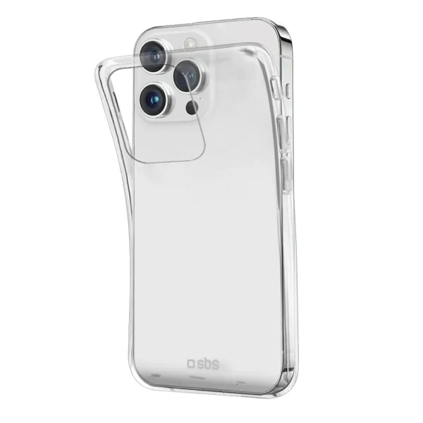 SBS - Puzdro Skinny pre iPhone 15 Pro Max, transparentná