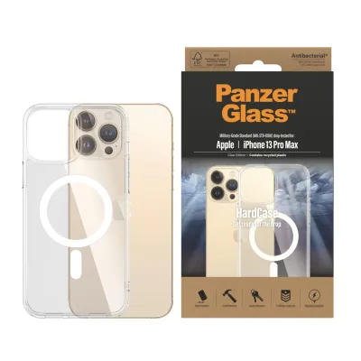 PanzerGlass - Puzdro HardCase AB s MagSafe pre iPhone 13 Pro Max, transparentná